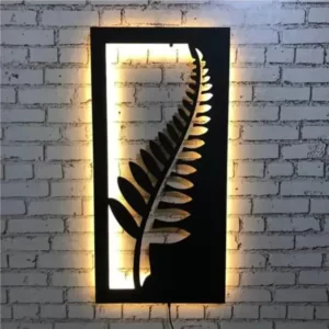 Wall Led Frame Illuminated leaf lighted wall decor