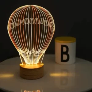 Hot Air Ballon Lamp 3D Illusion LED Table Night Lamp